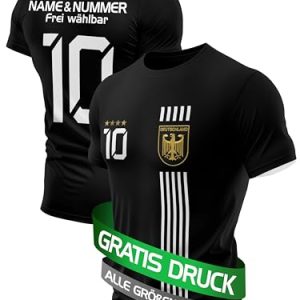 IIIII20Fo7IIIII Fussball Deutschland Trikot Em 2024 Kinder mit eigenem Namen personalisiert - Jungen National Fußball Kind Trikots - Jungs Fanartikel deutsche Nationalmannschaft XT5B