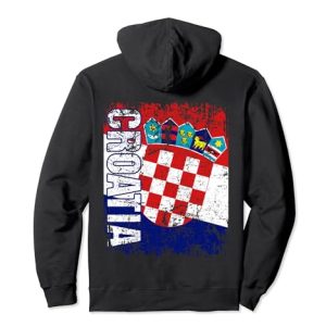 KROATIEN Flagge Damen Herren Kinder KROATIEN Pullover Hoodie