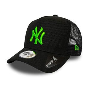New Era New York Yankees MLB Cap Kappe Trucker Baseball Diamond Era schwarz neon grün - One-Size