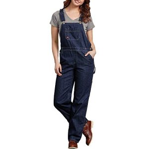 Dickies, Damen, Latzhose im legeren Stil mit geradem Bein, DUNKEL INDIGO, S
