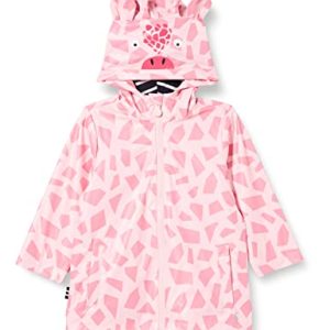 Joules Mädchen Pinkgiraf Rain Jacket, Riverside Pink, Einheitsgröße EU