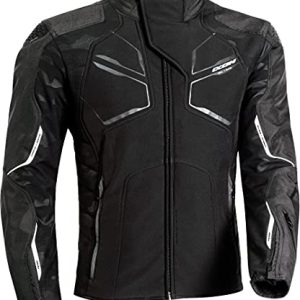 Ixon Cell Herren-Jacke aus Stoff, Schwarz/Anthrazit/Weiß, M