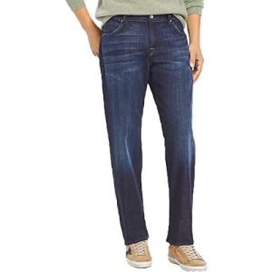 7 For All Mankind Men's Austyn Relaxed Straight-Leg Jean in Los Angeles Dark, Los Angeles Dark, 33x36