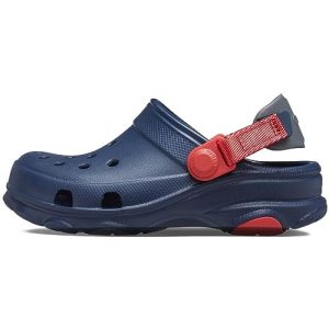 Crocs Unisex's Classic All-Terrain Clog K Sneaker, Marineblau 01, 34/35 EU