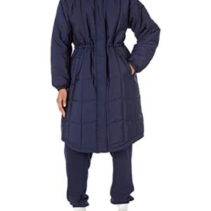 Amazon Essentials Damen Gesteppter Mantel (in Übergröße erhältlich), Marineblau, XL Große Größen
