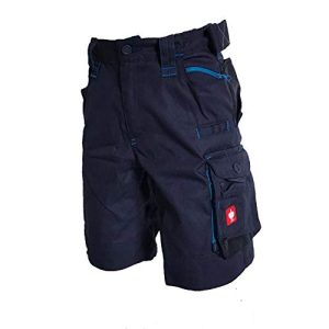 Engelbert Strauss E.S. Kinder Shorts Motion 2020 Arbeitshose Workwear (dunkelblau/Atoll, 158/164)