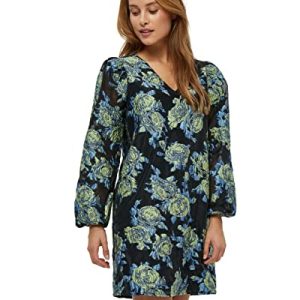 Minus Mistia Kleid Kleid Damen In Blau Herbst Kleid Damen Elegant Größe 42