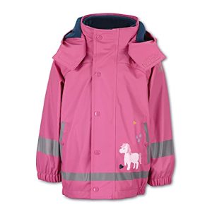 Sterntaler Mädchen Regenjacke Pony mit Innenjacke Regenjacke, Rosa, 98