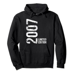 17. Geburtstag Junge Mädchen 17 Jahre 2007 Geburtstags Pullover Hoodie