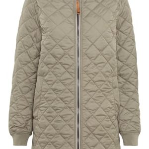 camel active Damen Steppmantel aus recyceltem Polyester Grün womenswear-38