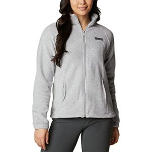 Columbia Damen Benton Springs Full Zip Fleecejacke, Cirrus Grey Heather, Medium Petite