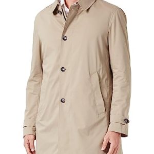 bugatti Herren 334232-34022 Mantel, beige-40, 30 EU