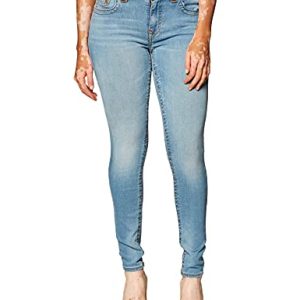 True Religion Damen Jennie Skinny, knöchelhoch, kurvige Passform Jeans, Himmelslicht, 25