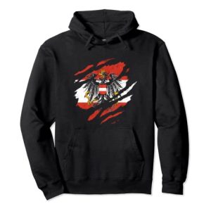 Österreichische Fahne Austria Wappen Flagge Österreich Pullover Hoodie