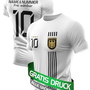 IIIII20Fo7IIIII Fussball Deutschland Trikot Em 2024 Kinder mit eigenem Namen personalisiert - Jungen National Fußball Kind Trikots - Jungs Fanartikel deutsche Nationalmannschaft YT5