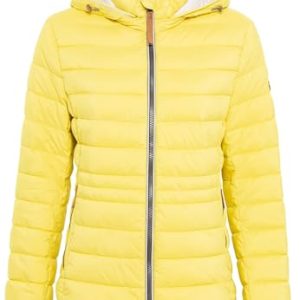 camel active Damen Steppjacke aus recyceltem Polyester Gelb womenswear-44