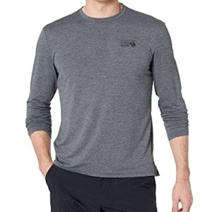 Mountain Hardwear Herren Sunblocker L/S Hemd, Dark Storm Heather, X-Large