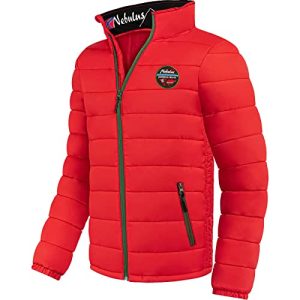 Nebulus Herren Jacke TAMMES, warme Outdoorjacke, praktische & vielseitige Übergangs- & Winterjacke, rot - 3XL