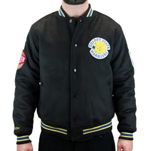 Mitchell & Ness NBA/Hardwood Classics Varsity Jacket - Golden State Warriors, L