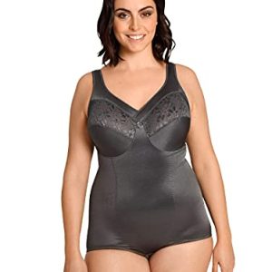 Susa Damen Korselett mit Shape-Effekt Body, anthrazit, 100B