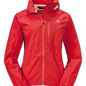 Schöffel Damen 2.5L Jacket Bohusleden L, atmungsaktive, leichte Regenjacke, wasserdichte Fahrradjacke mit 20.000 mm Wassersäule, lollipop, 38