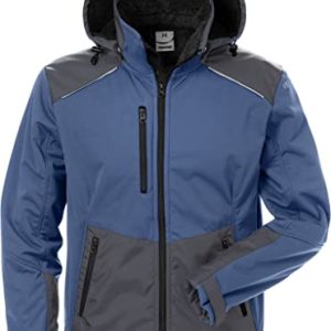 Fristads Softshell-Winterjacke 4060 Cfj - Größe XL - Fehlende Übersetzung (Blau/Grau)