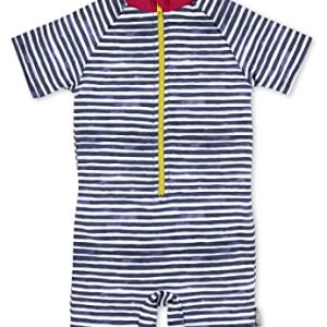 Sterntaler Unisex Kinder Jungen Schwimmanzug Baby Schwimmanzug Schildkröte UV-Schutz 50+ marine, 92