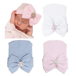 DRESHOW Neugeborenes Baby Mütze Hut und Handschuhe