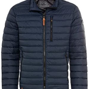 camel active Herren Jacke Leichte Steppjacke Ohne Kapuze, Dunkelblau (Navy), 32
