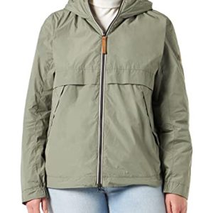 camel active Damen Sportlicher Windbreaker aus recyceltem Polyester Jacket, Braun, 44