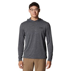 Mountain Hardwear Herren Sunblocker Hoody Hemd, Dark Storm Heather, Small