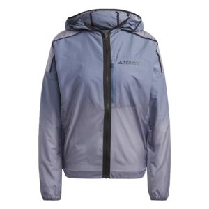 adidas Damen Terrex Agravic Windjacke Trail Running Windbreaker Wonder Steel L