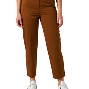 Sisley Damen Trousers 4nnslf02n Pants, Brown 30d, 38 EU