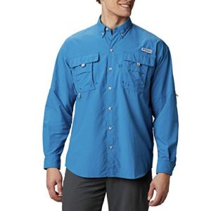 Columbia PFG Bahama Ii Langarmhemd für Herren, Dark Pool, Größe M