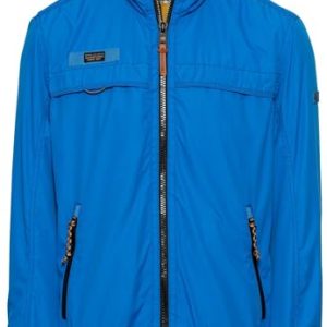 camel active Herren Leichter Blouson aus recyceltem Polyester Blau menswear-48