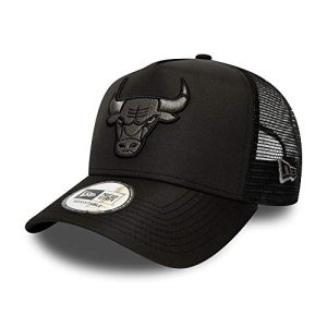 New Era Chicago Bulls Cap NBA Trucker Kappe Basecap Basketball schwarz - One-Size