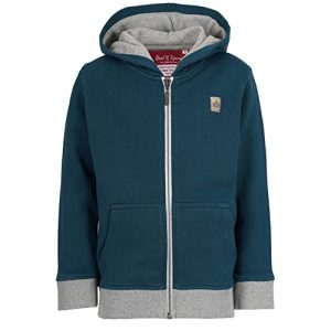 Band of Rascals Kinder Sweatjacke Basic aus Bio-Baumwolle, Dark-Petrol, Gr. 140
