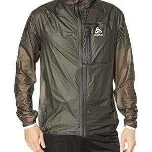 Odlo Herren Laufjacke ZEROWEIGHT DUAL DRY WATERPROOF, black, L