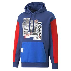 PUMA Herren BMW M Motorsport Graphic Hoodie Kapuzen-Sweatshirt, Pro Blue-m Farbe 23, Large