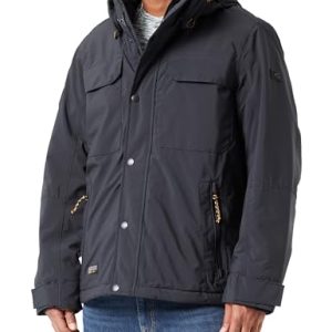 camel active Herren teXXXactive® Funktionsjacke mit abnehmbarer Kapuze Anthrazit menswear-58