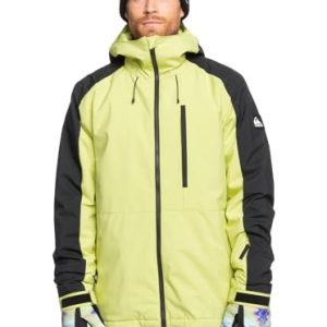 Quiksilver Herren Mission Block Jk Jacke, Celery Green, XL