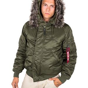 Alpha Industries Herren N2B VF 59 Winterjacke, Dark Green, M