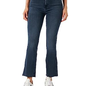 7 For All Mankind HW Slim Kick Slim Illusion Overcast with Raw Cut