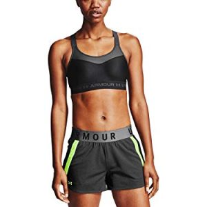 Under Armour Women's Armour High Crossback Sport Bras, Black, 38DD