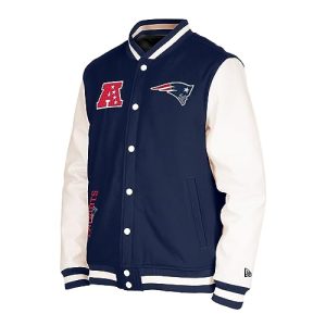 New Era New England Patriots NFL 2023 Sideline Navy White Jacke - XL