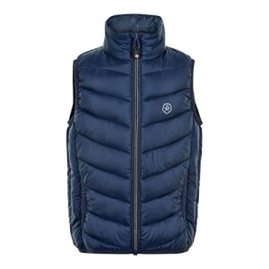Color Kids Boys Waistcoat Packable Quilted Down Vest, Dress Blues, 116