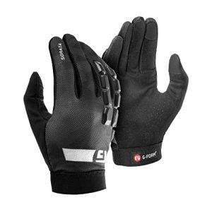 G-Form Youth Sorata 2 Mountainbike-Handschuhe - Motorrad- und Cross-Country-Radhandschuhe - Schwarz/Weiß, Jugend L/XL