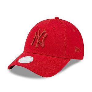 New Era New York Yankees Fanaccessoire Cap Basecap Kappe für Frauen Mädchen rot Teamlogo NY verstellbar Baseball - One-Size