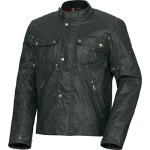 Spirit Motors Motorradjacke mit Protektoren Motorrad Jacke Retro-Style Textiljacke 1.0 grün XL, Herren, Chopper/Cruiser, Ganzjährig