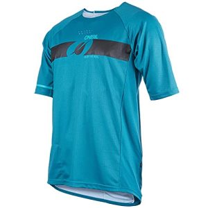 O'NEAL | Mountainbike-Trikot | MTB Mountainbike DH Downhill FR Freeride | Atmungsaktives Material, Flache Nähte für mehr Komfort | Pin it Jersey V.22 | Erwachsene | Petrol Blau | Größe L
